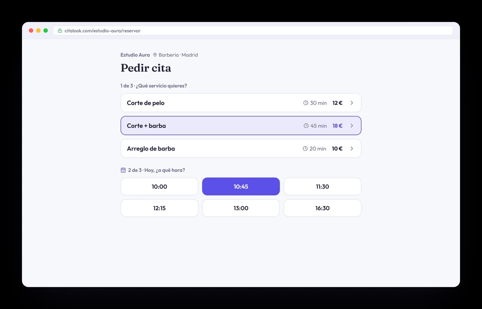 Reservas online 24/7